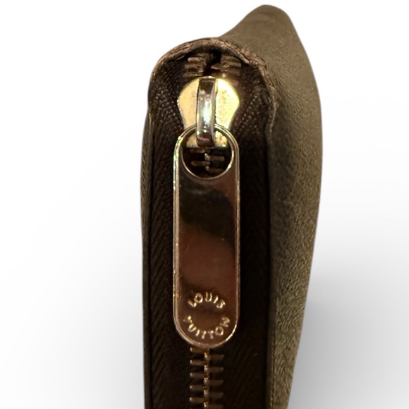 Louis Vuitton Brown Monogram Zip Wallet - Picture 14 of 16